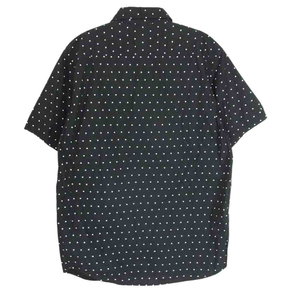 STUSSY ステューシー DOT ドット 水玉 半袖 シャツ ブラック系 M【中古】