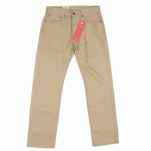 Levi's リーバイス 505 WARM JEANS レギュラ ーフィット ストレート ジーンズ 裏地 フリース ブラウン系 31【極上美品】【中古】
