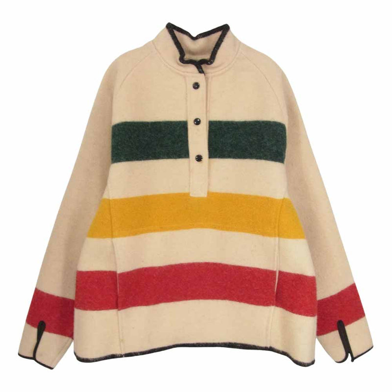 WOOLRICH ウールリッチ 70s WOMAN ウーマン ウール プルオーバー ジャケット オフホワイト系 サイズ表記無【中古】