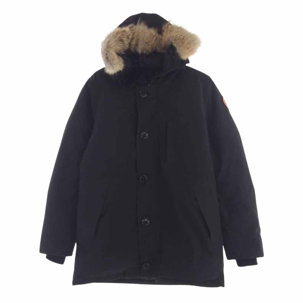 CANADA GOOSE カナダグース 3438JM JASPER PARKA ジャスパー パーカー ファーフード付き ダウンジャケット ブラック系 L【中古】