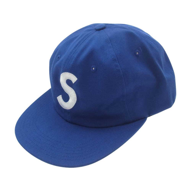 Supreme シュプリーム 15ss S Logo 6 Panel Cap BL Sロゴ シックス パネル キャップ ブルー系【中古】