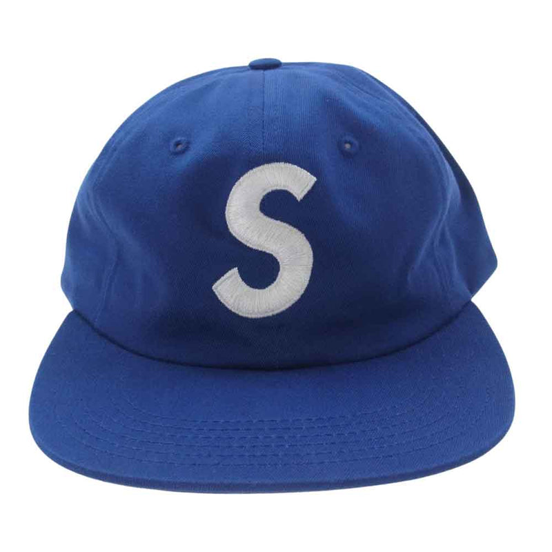 Supreme シュプリーム 15ss S Logo 6 Panel Cap BL Sロゴ シックス パネル キャップ ブルー系【中古】