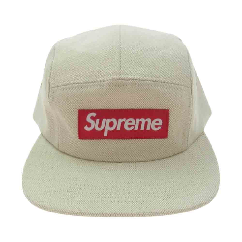 Supreme シュプリーム 13SS Canvas Camp Cap ボックスロゴ キャンバス キャンプキャップ ナチュラル【極上美品】【中古】