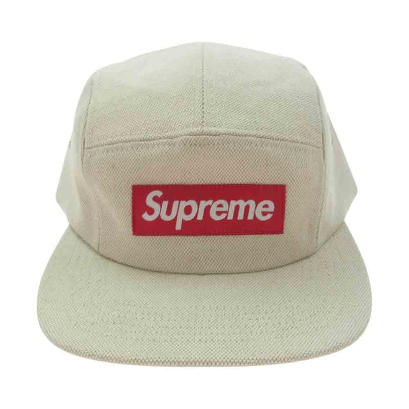 Supreme シュプリーム 13SS Canvas Camp Cap ボックスロゴ キャンバス キャンプキャップ ナチュラル【極上美品】【中古】