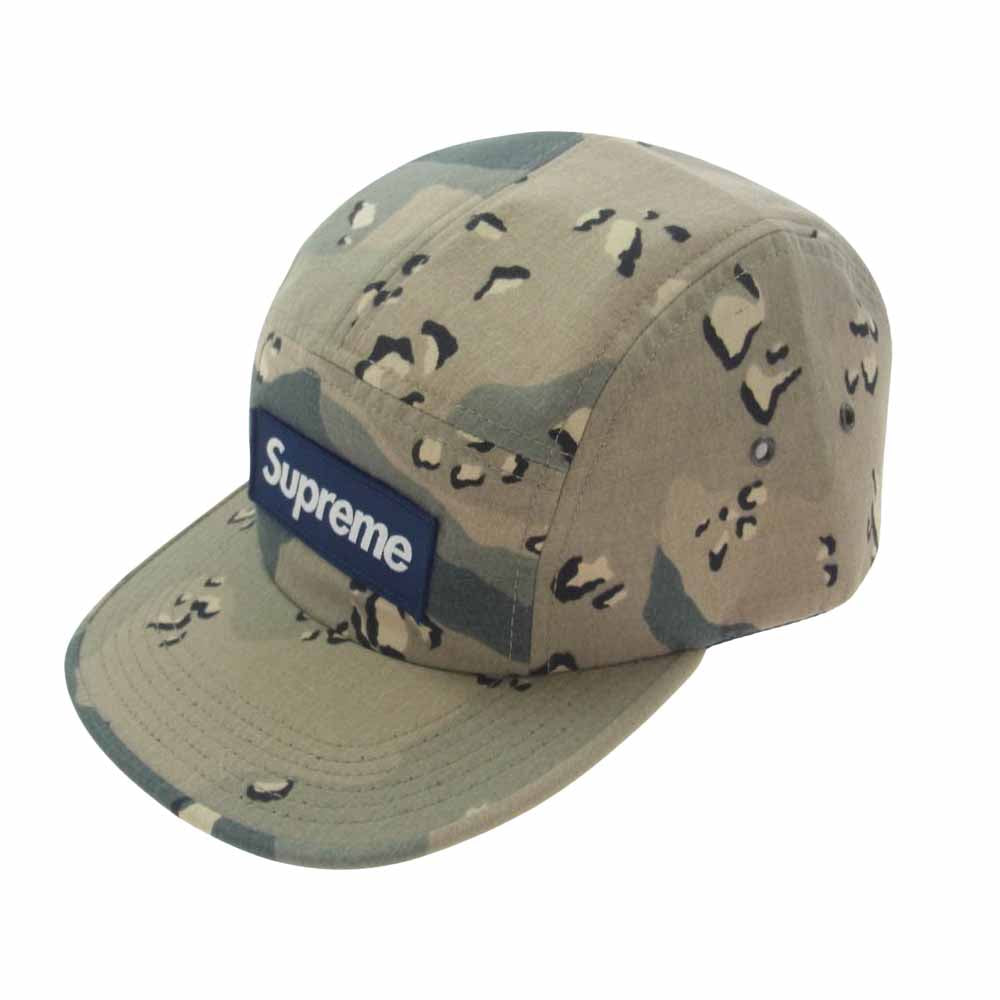 Supreme シュプリーム 14AW Desert Camo Camp Cap ボックスロゴ デザートカモ キャンプ キャップ グレーデザートカモ【極上美品】【中古】