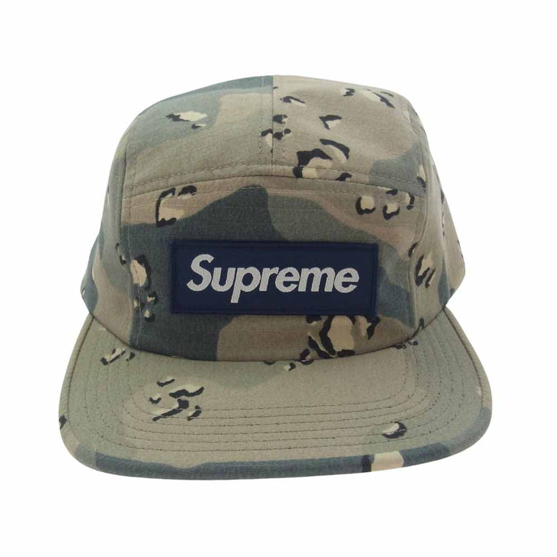 Supreme シュプリーム 14AW Desert Camo Camp Cap ボックスロゴ デザートカモ キャンプ キャップ グレーデザートカモ【極上美品】【中古】