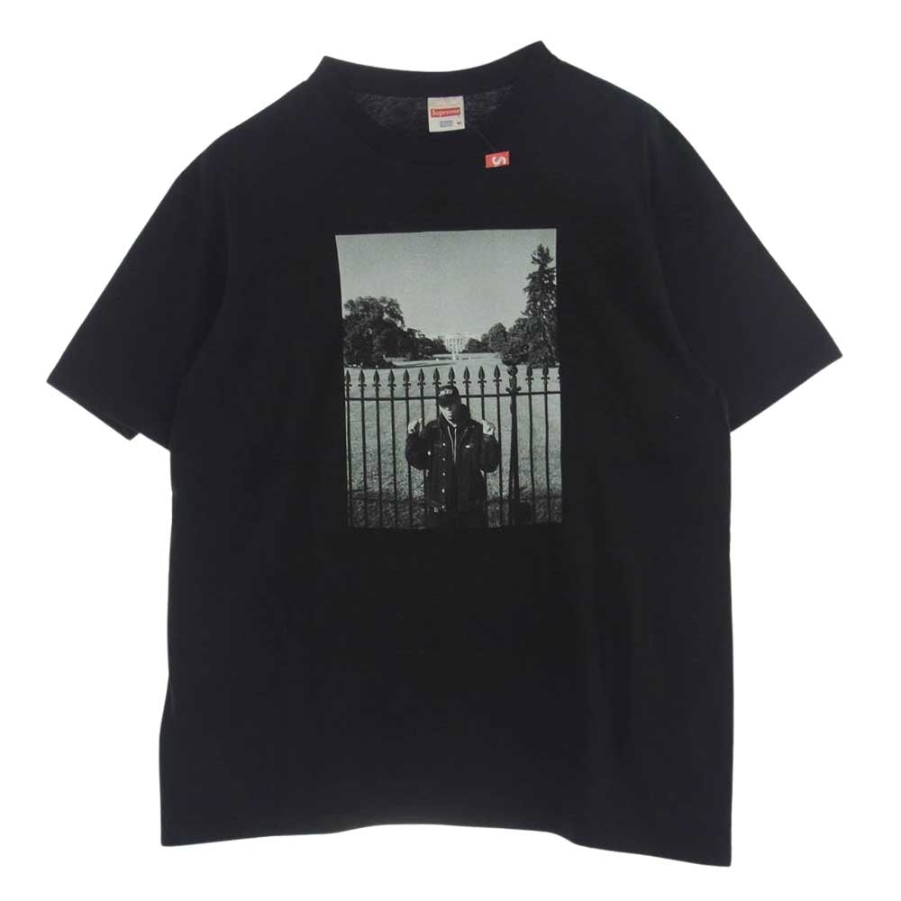 Supreme シュプリーム 18SS × UNDERCOVER × Public Enemy White House Tee アンダーカバー パブリックエネミー ホワイトハウス クルーネック 半袖Tシャツ ブラック系 M【新古品】【未使用】【中古】