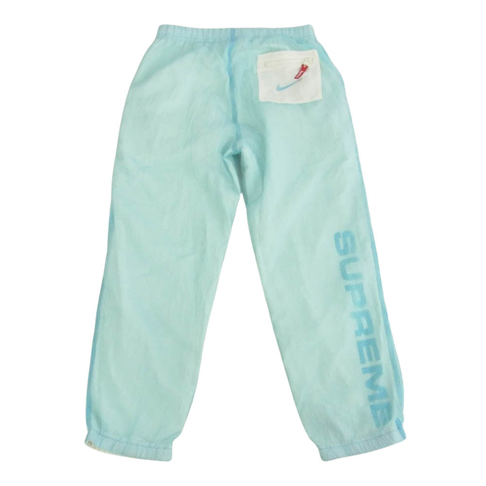 Supreme シュプリーム 20AW × Nike Reversible Ripstop Pant ナイキ リバーシブル リップストップ ナイロン パンツ ライトブルー系 S【中古】