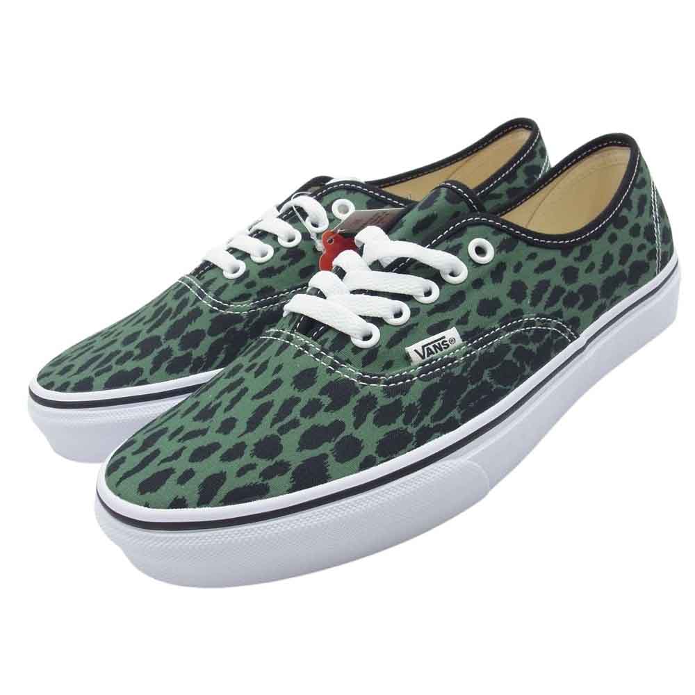 WACKO MARIA ワコマリア 23AW × VANS AUTHENTIC GREEN オーセンティック グリーン系 ブラック系 27cm【極上美品】【中古】