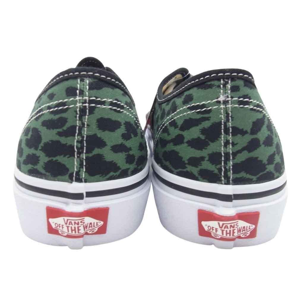 WACKO MARIA ワコマリア 23AW × VANS AUTHENTIC GREEN オーセンティック グリーン系 ブラック系 27cm【極上美品】【中古】