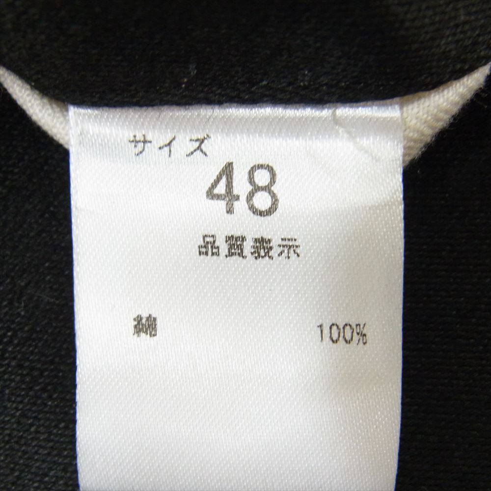 ニート 日本製 タック ワイド コットン パンツ ブラック系 48【中古】