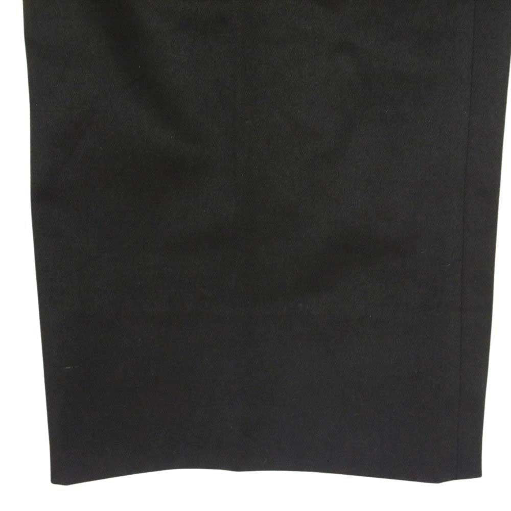 ニート 日本製 タック ワイド コットン パンツ ブラック系 48【中古】