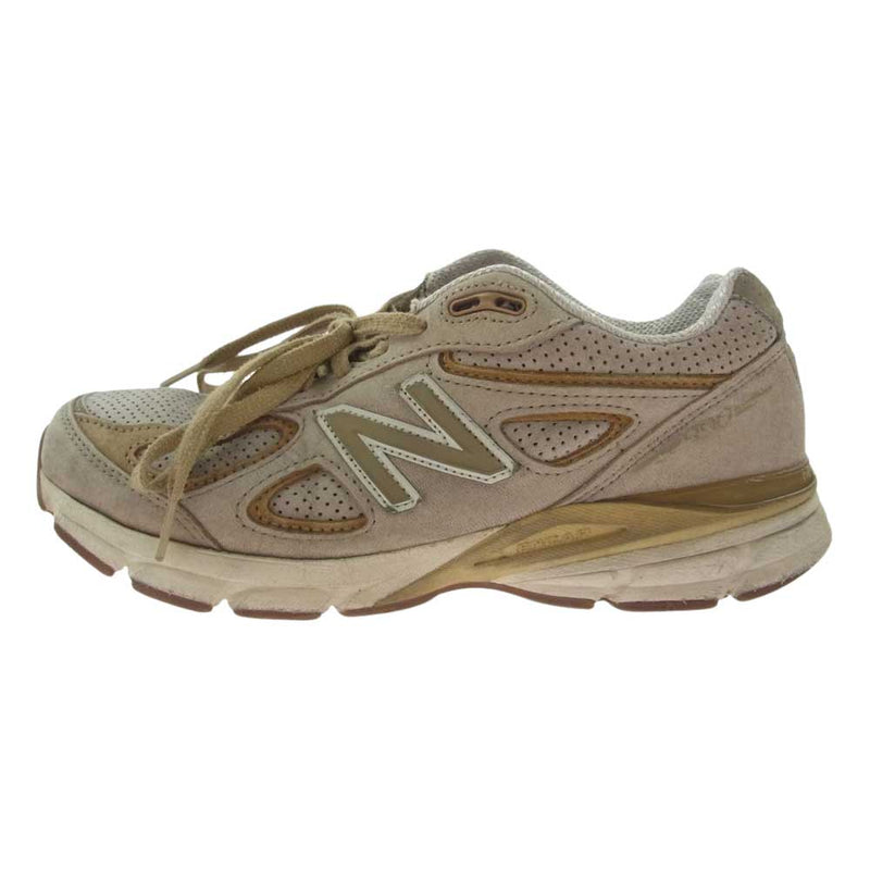 NEW BALANCE ニューバランス M990HL4 990V4 Hemp Linseed スニーカー ライトブラウン系 25cm【中古】