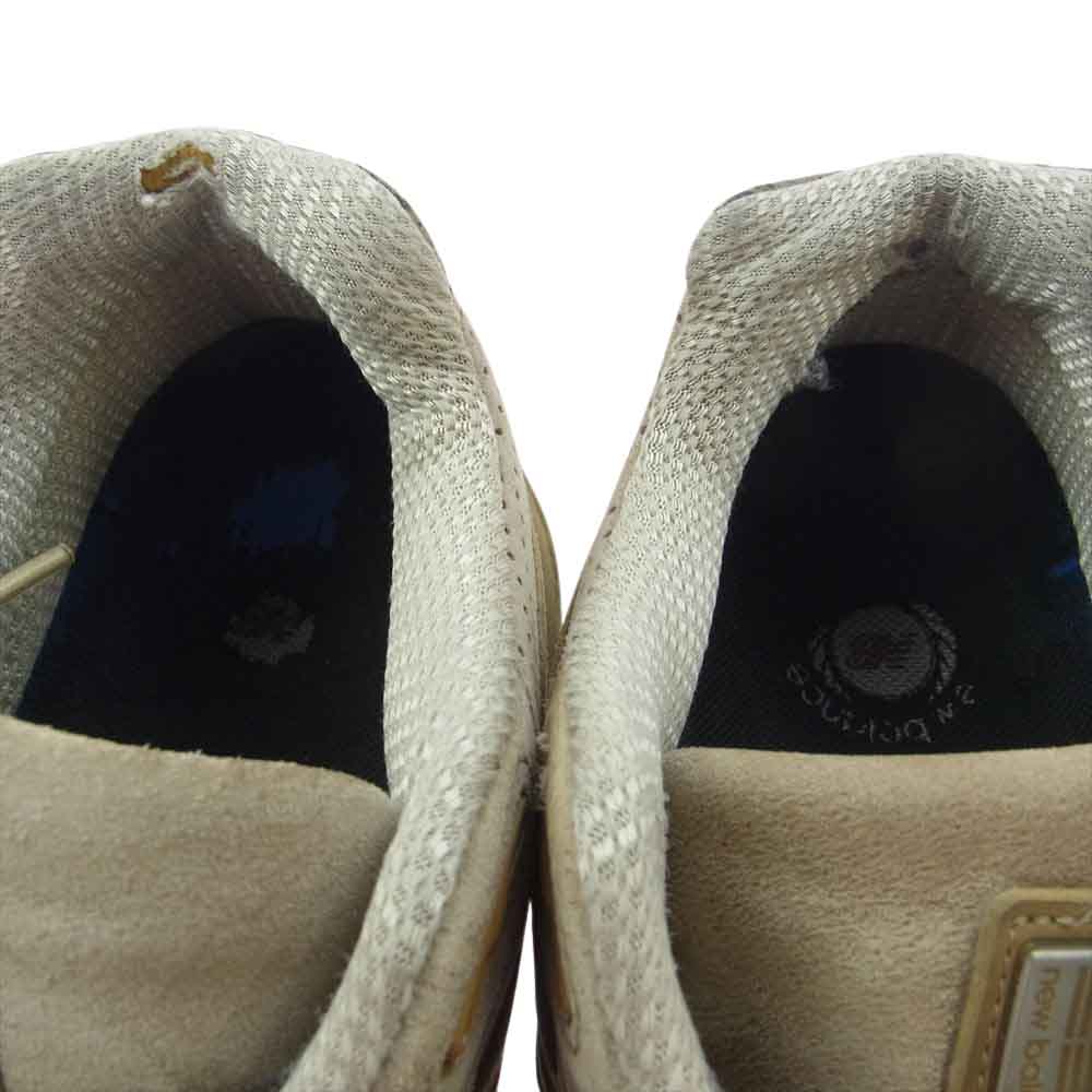 NEW BALANCE ニューバランス M990HL4 990V4 Hemp Linseed スニーカー ライトブラウン系 25cm【中古】