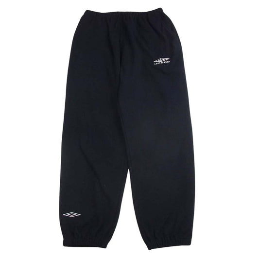 COMOLI コモリ W03-09005 × UMBRO F.C FLEESE PANTS アンブロ フリース スウェットパンツ ネイビー系 M【中古】