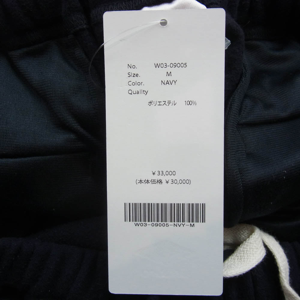 COMOLI コモリ W03-09005 × UMBRO F.C FLEESE PANTS アンブロ フリース スウェットパンツ ネイビー系 M【中古】