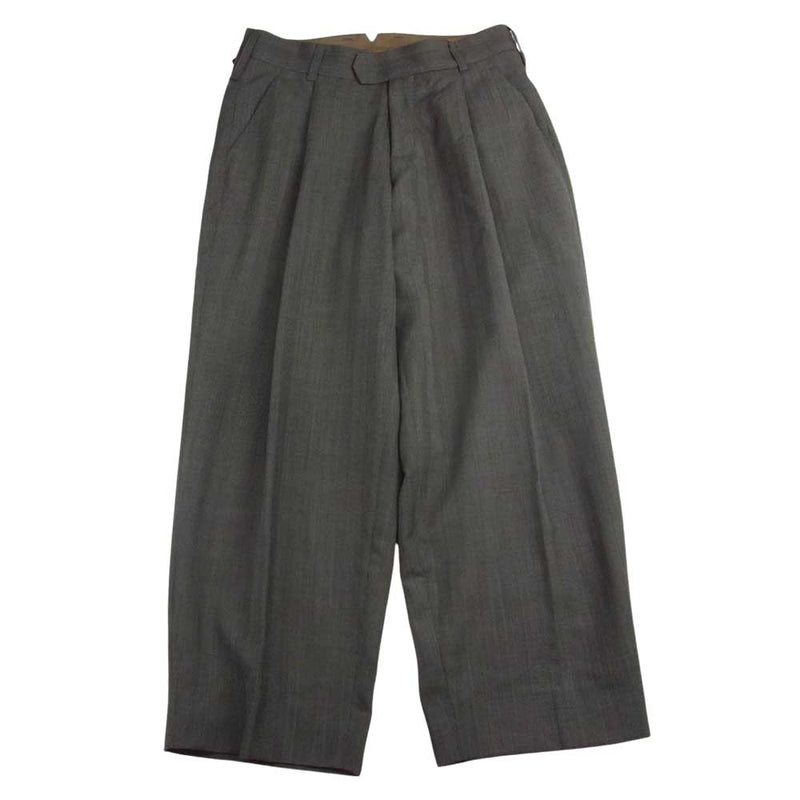 マーティーアンドサンズ 23AW MT3303-0214B 俺のGUN-PAN MILITARY SLACKS ミリタリー スラックス パンツ ブラウン系 1【美品】【中古】