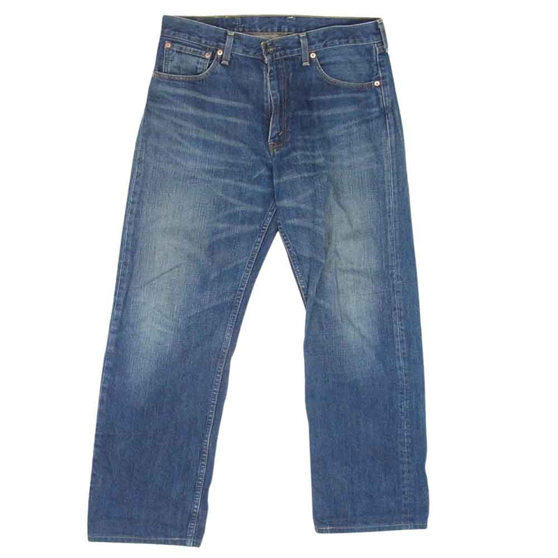 Levi's リーバイス J11468 日本製 503 ストレート デニムパンツ ジーンズ インディゴブルー系 33【中古】