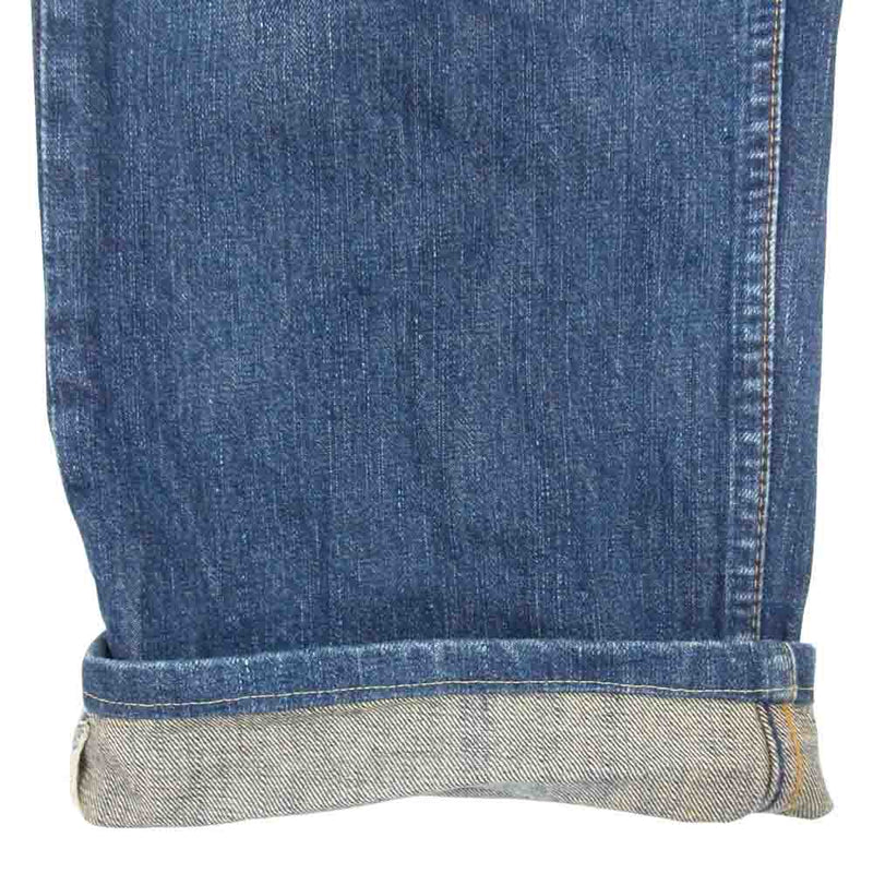 Levi's リーバイス J11468 日本製 503 ストレート デニムパンツ ジーンズ インディゴブルー系 33【中古】