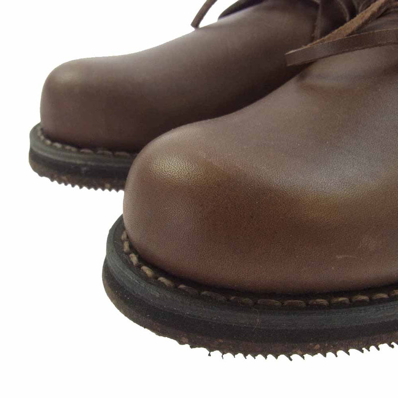 Danner ダナー DL5500 vibram sole ヴィブラムソール レザー チャッカブーツ ブラウン系 4.5【中古】