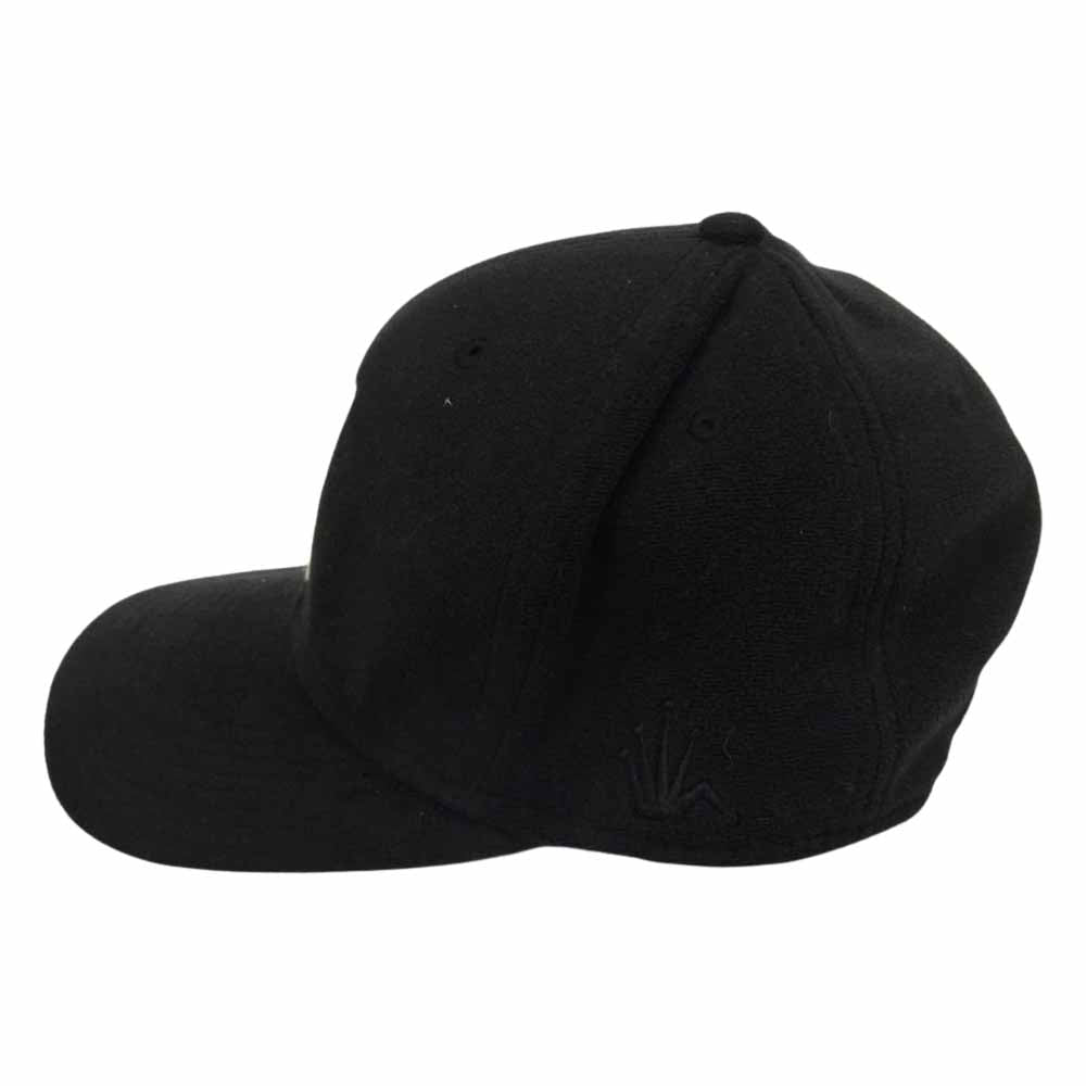 STUSSY ステューシー Sロゴ フリース キャップ ブラック系【中古】