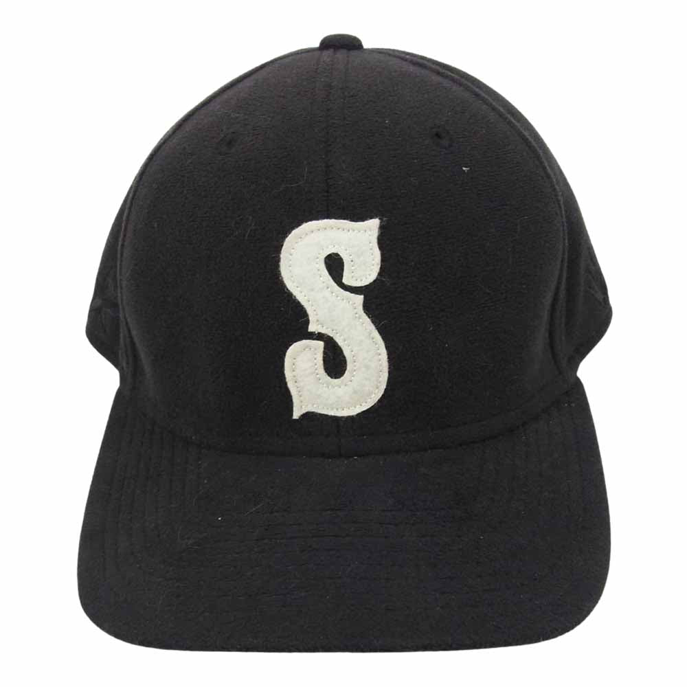 STUSSY ステューシー Sロゴ フリース キャップ ブラック系【中古】
