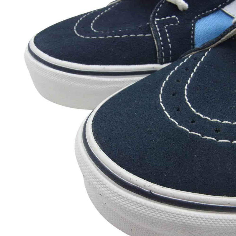 VANS バンズ VN-0QG28B0 × BONES BRIGADE ボンズブリケード スケートハイ  スニーカー ブルー系 ネイビー系 US10.5【中古】