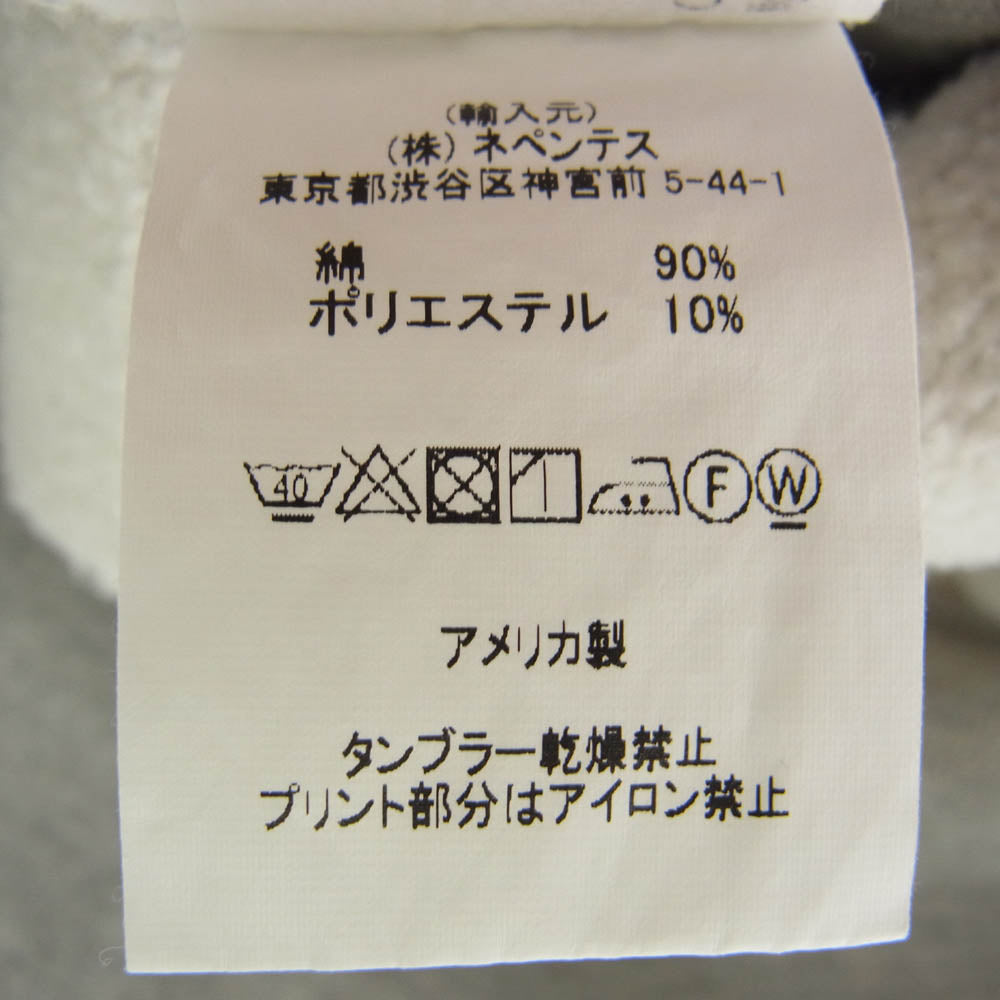 Engineered Garments エンジニアードガーメンツ ラグラン クルーネック クロスカラー 長袖 スウェット トレーナー グレー系 M【中古】