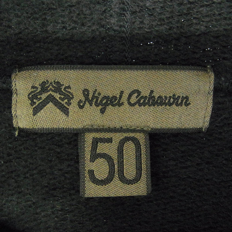 Nigel Cabourn ナイジェルケーボン 8039-00-20040 20.5oz 50s プルオーバー スウェット パーカー ブラック系 50【中古】