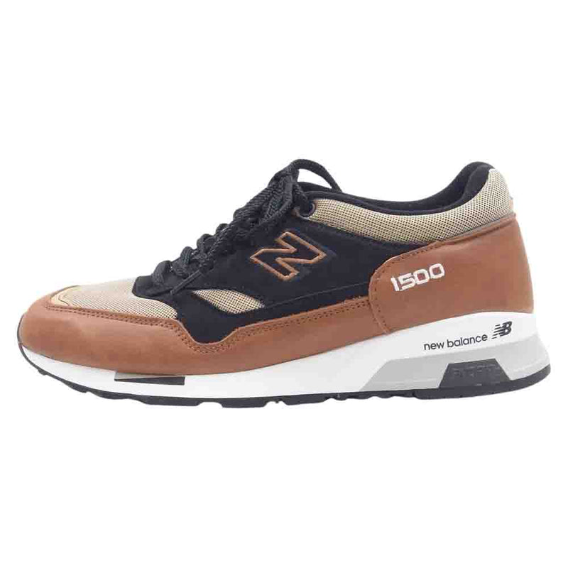 NEW BALANCE ニューバランス M1500TBT 30th ANNIVERSARY TAN 30周年 タン レザー メッシュ ローカット スニーカー ブラウン系 ブラック系 28.5㎝【極上美品】【中古】