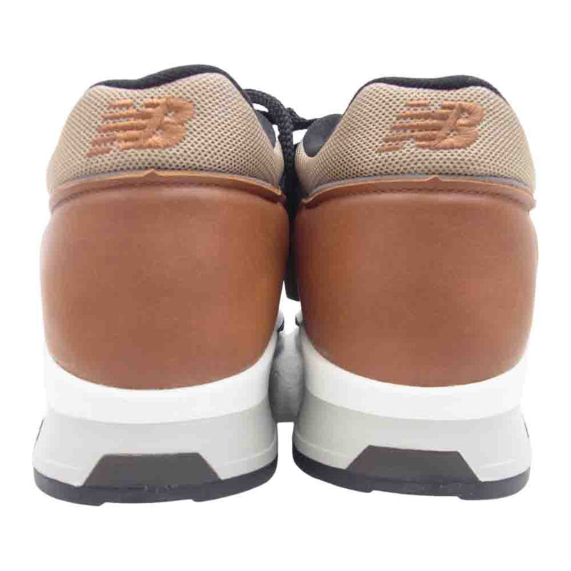 NEW BALANCE ニューバランス M1500TBT 30th ANNIVERSARY TAN 30周年 タン レザー メッシュ ローカット スニーカー ブラウン系 ブラック系 28.5㎝【極上美品】【中古】