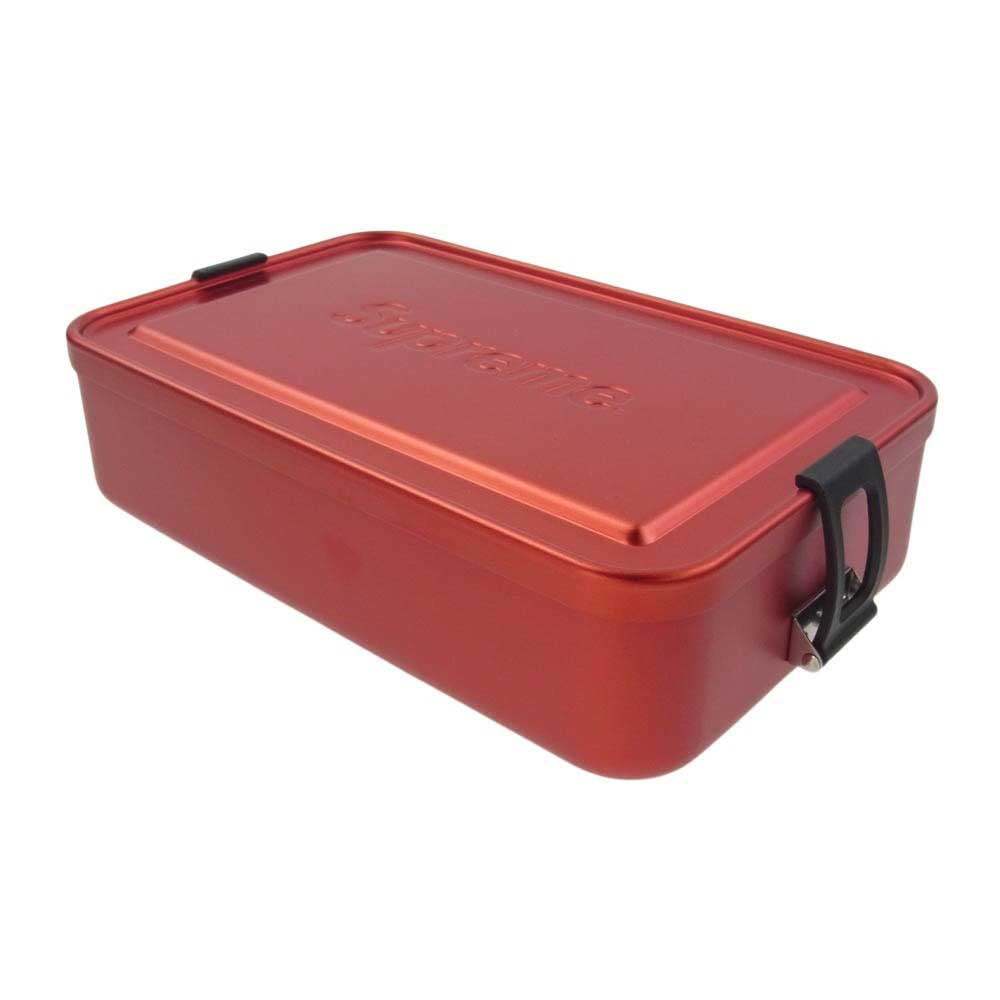 Supreme シュプリーム 18AW SIGG Metal Box Plus Storage Box Large ストレージボックス メタル ボックス お弁当箱 レッド系【新古品】【未使用】【中古】