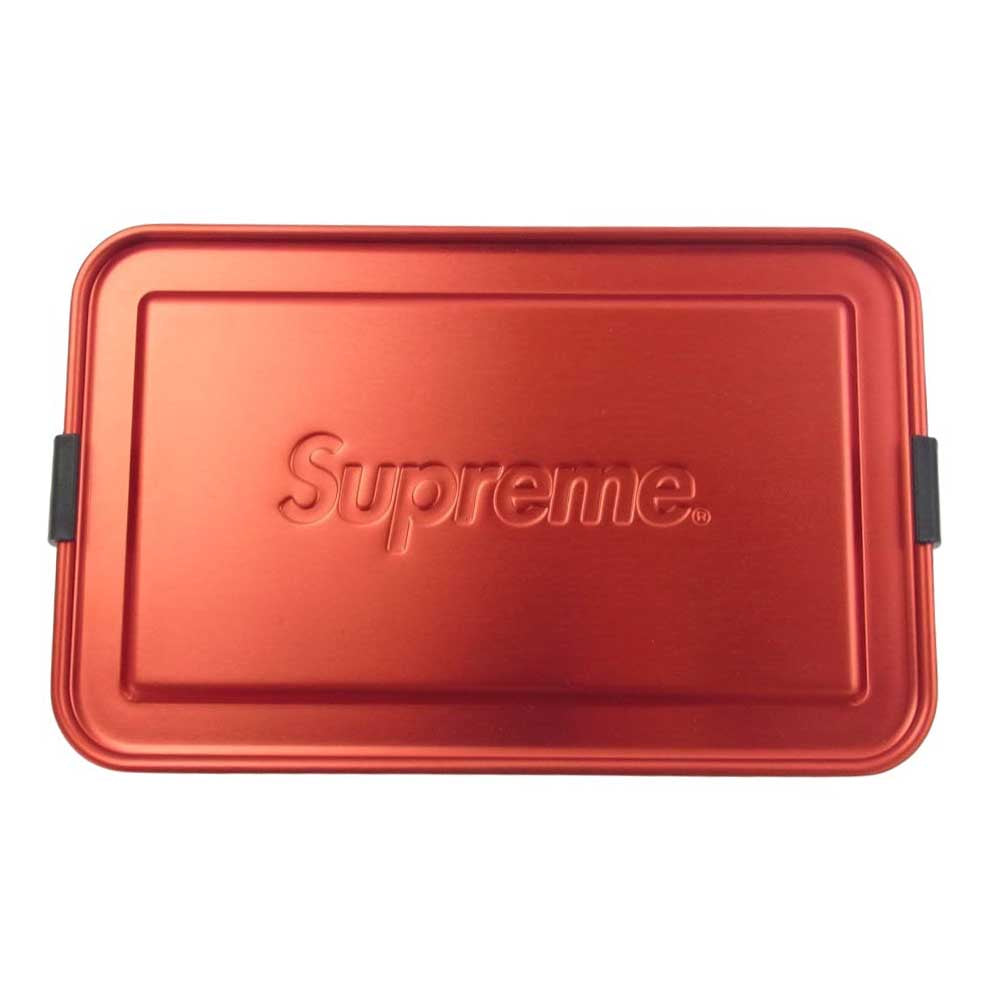 Supreme シュプリーム 18AW SIGG Metal Box Plus Storage Box Large ストレージボックス メタル ボックス お弁当箱 レッド系【新古品】【未使用】【中古】