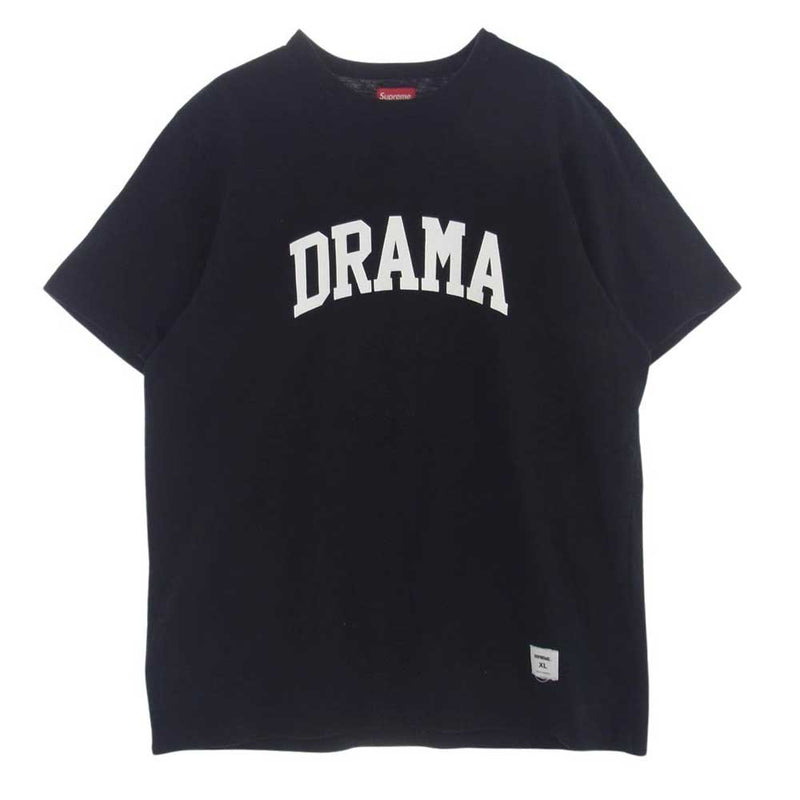 Supreme シュプリーム 19AW Drama S/S Top フロント プリント Tシャツ 半袖 ブラック系 XL【中古】