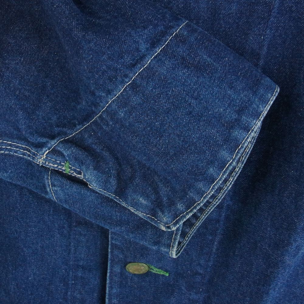 OSHKOSH オシュコシュ 80s ヴィンテージ デニム ジャケット カバー オール インディゴブルー系 48【中古】