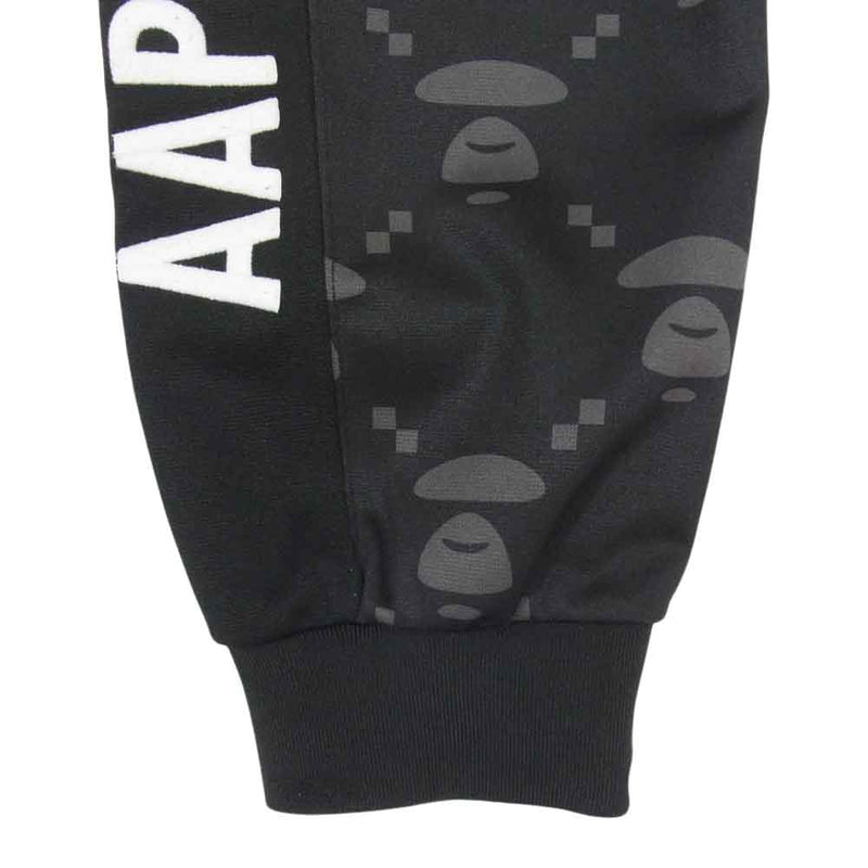 A BATHING APE アベイシングエイプ Aape エーエイプ トラックパンツ ジャージ ブラック系 M【中古】