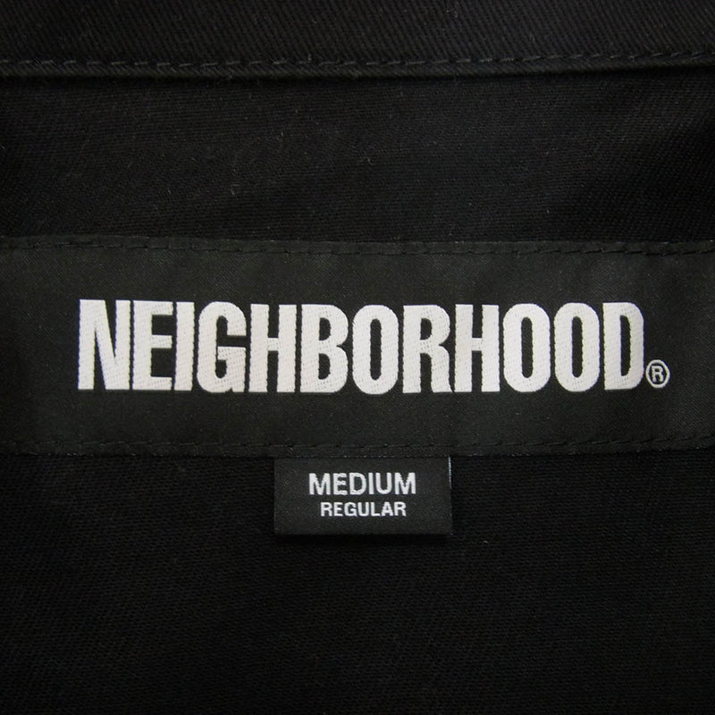 NEIGHBORHOOD ネイバーフッド 24SS 241TSNH-JKM02 ZIP WORK JACKET ジップ ワーク ジャケット ブラック系 M【中古】