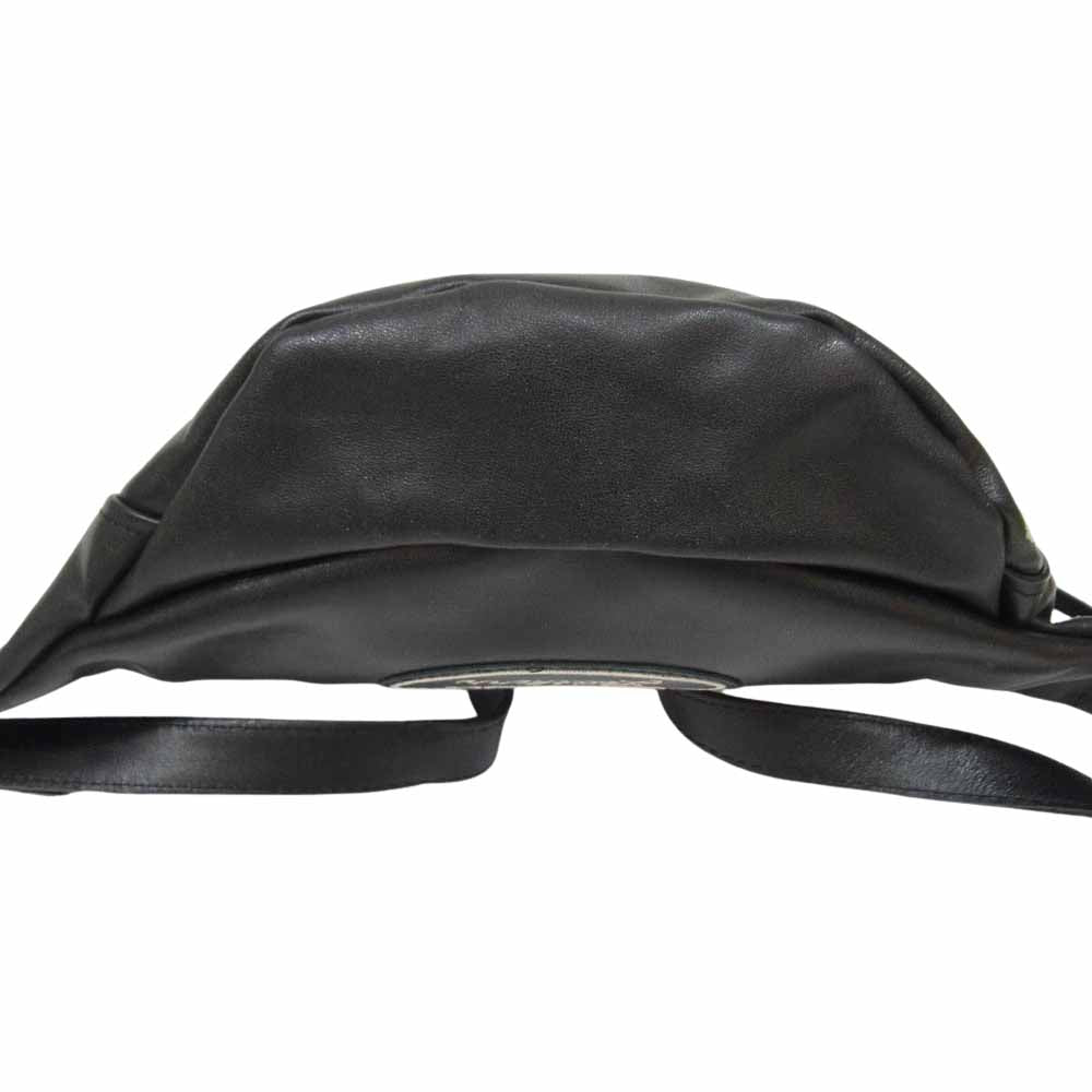 VANSON バンソン BACKDROP バックドロップ 別注 ファニーパック クロスボーン ウエスト ポーチ ブラック系【中古】