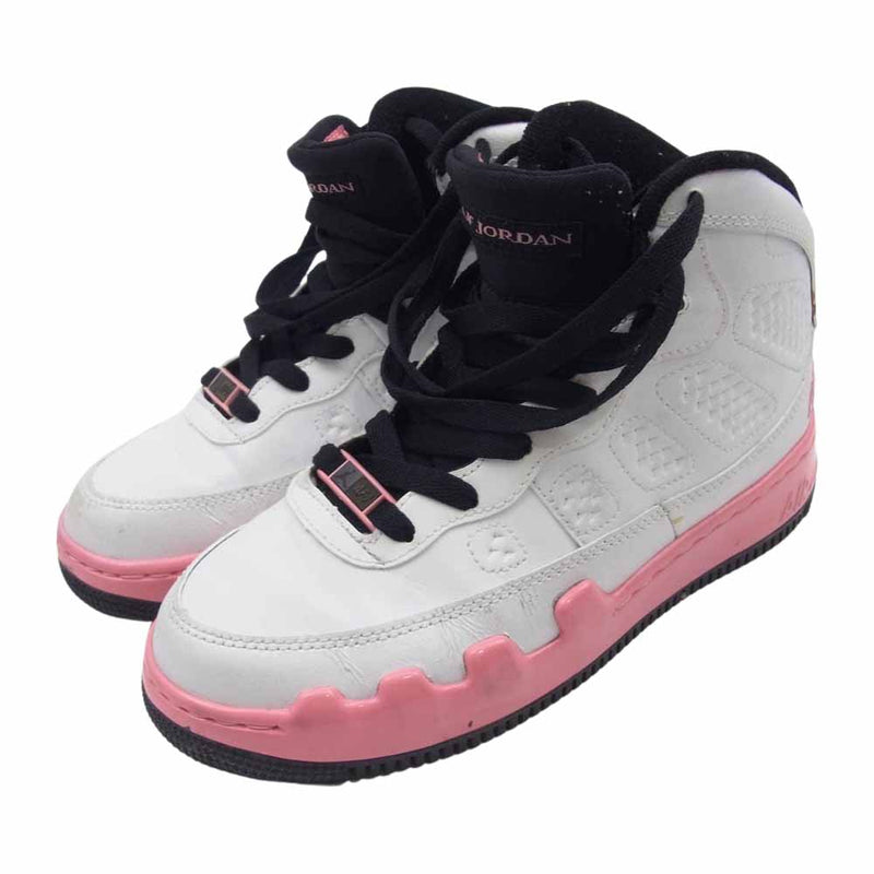 NIKE ナイキ 353327-161 Jordan Fusion 9 GS Dear Mama Girl's ジョーダン フュージョン スニーカー ホワイト系 ピンク系 23cm【中古】