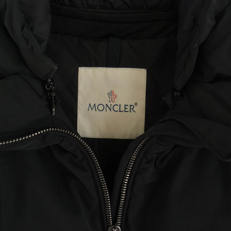 MONCLER モンクレール 国内正規品 RENNE GIUBBOTTO レンヌ ダウンコート ダウンジャケット ブラック系  0 【中古】