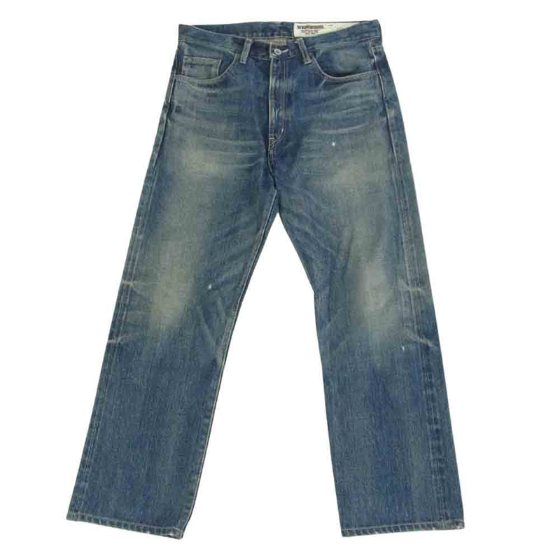 NEIGHBORHOOD ネイバーフッド 191XBNH-PTM10 WASHED DP BASIC ウォッシュド デニム パンツ ストレート 赤耳 インディゴブルー系 M【中古】