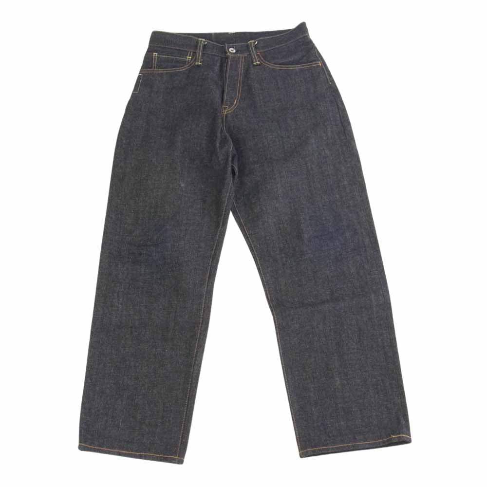SEQUEL シークエル × FRAGMENT バック デザイン ストレート デニム パンツ インディゴ インディゴブルー系 S【中古】