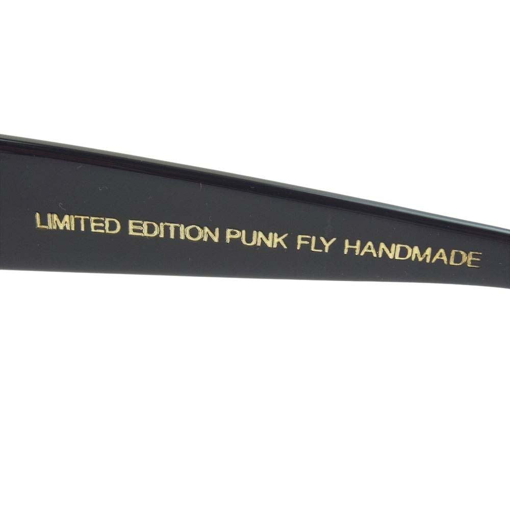BLACK FLYS ブラックフライ スタッズテンプル メガネ 眼鏡 ブラック系【中古】