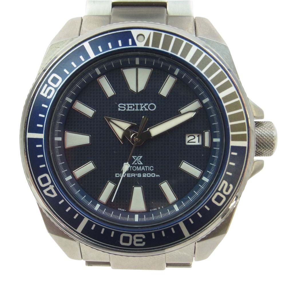 時計 SEIKO 4r35-01v0 SEIKO/セイコー】 4R35-01V0 ダイバー 腕時計 ステンレススチール
