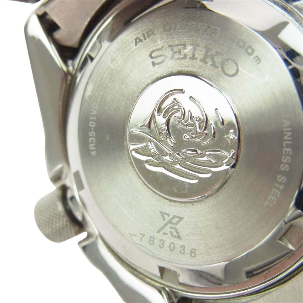 SEIKO セイコー 4R35-01V0 PROSPEX プロスペックス モデル ステンレス スティール アナログ 腕時計 シルバー系【中古】