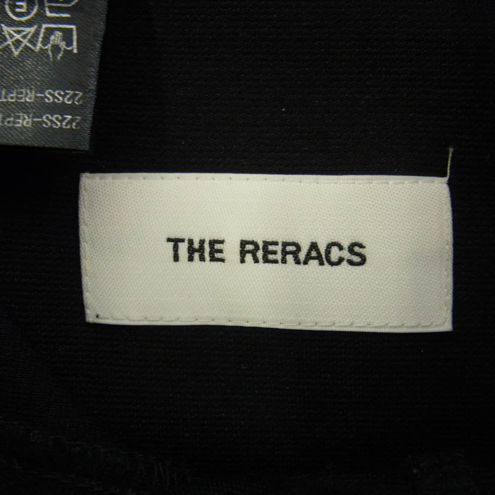 THE RERACS ザリラクス 22SS 22SS-REPT-130L-J スリムフィット イージー スウェットパンツ ブラック ブラック系 38【中古】