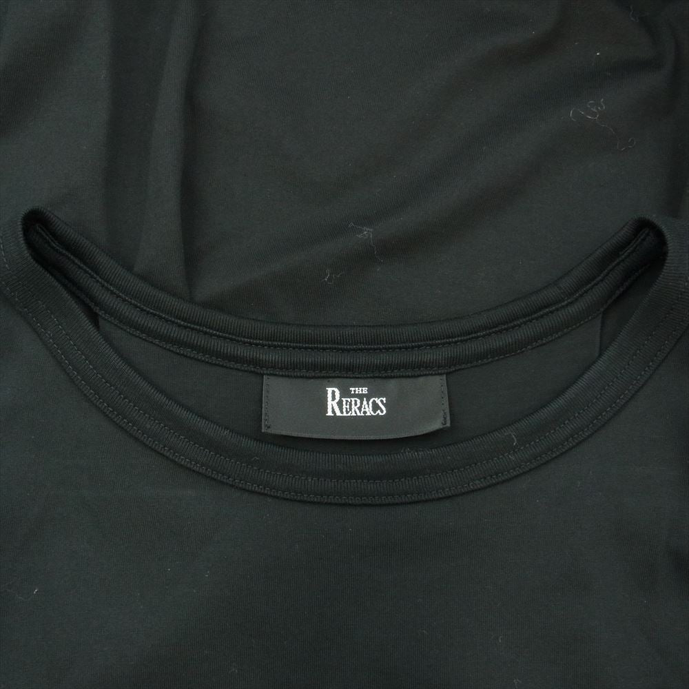 THE RERACS ザリラクス 20SS 20SS-RECS-261L-UASP-J COTTON JERSEY コットンジャージー 半袖 ロング ワンピース カットソー ブラック ブラック系 F【中古】