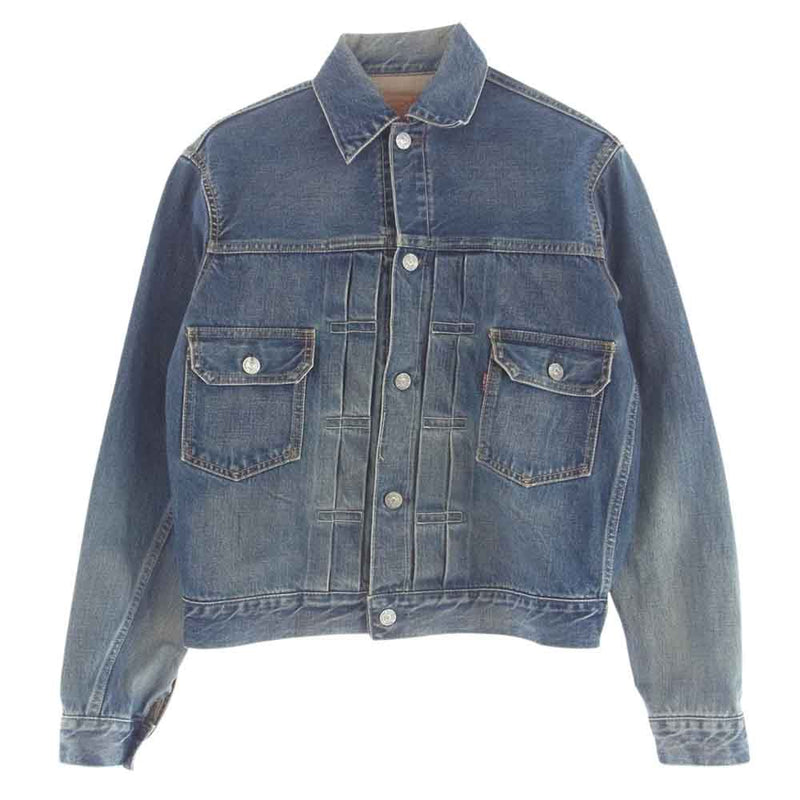 Denime ドゥニーム 2nd TYRE デニムジャケット トラッカー ジャケット インディゴブルー系 L【中古】