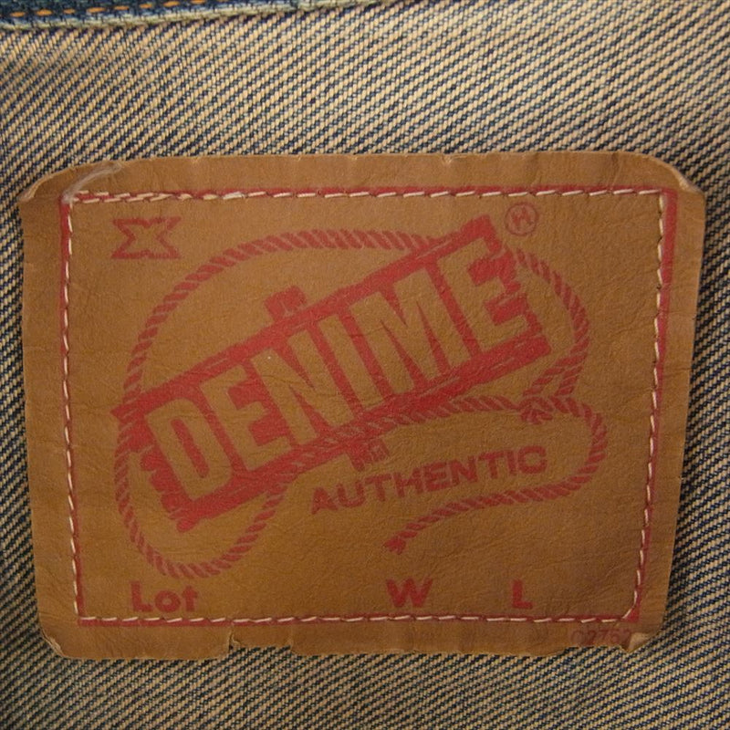 Denime ドゥニーム 2nd TYRE デニムジャケット トラッカー ジャケット インディゴブルー系 L【中古】