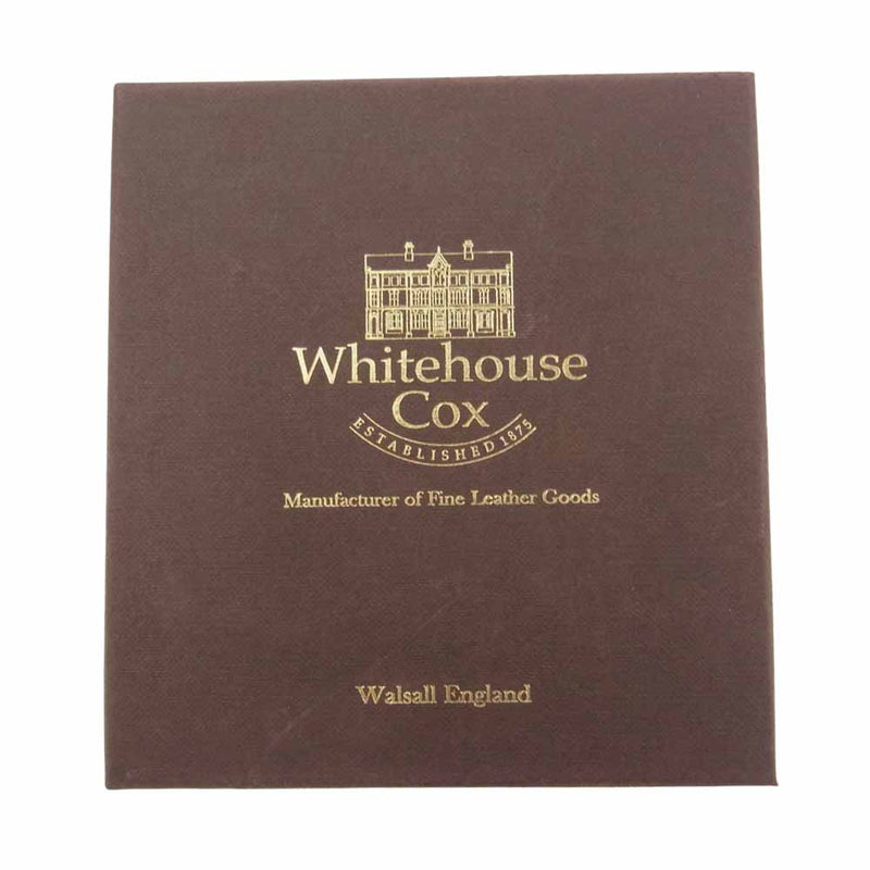 WHITE HOUSE COX ホワイトハウスコックス S9084 COIN CASE SHADOW CALF BRIDLE LEATHER シャドーカーフ ブライドルレザー 名刺入れ コインケース ブラウン系【中古】